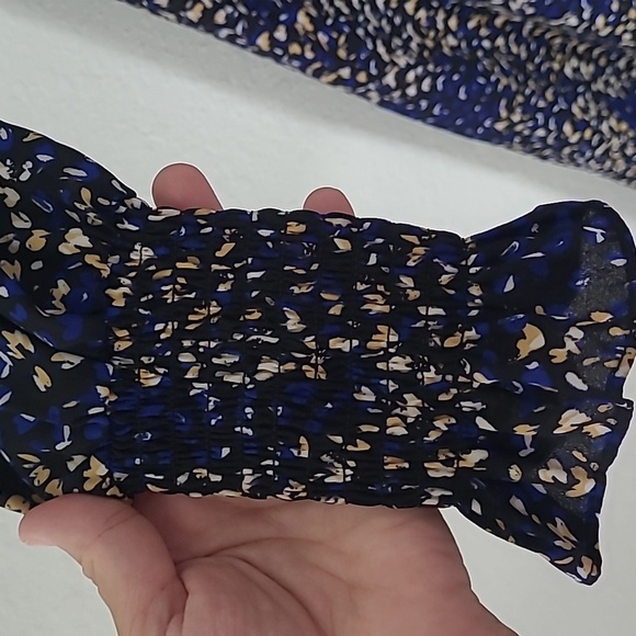 NANETTE LEPORE  Blue Multy Dress Size 6 - Picture 5 of 10